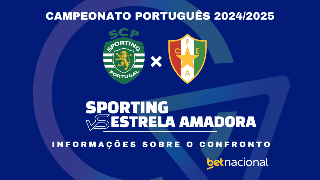 Sporting x Estrela Amadora: onde assistir ao vivo, horário, escalações e estatísticas