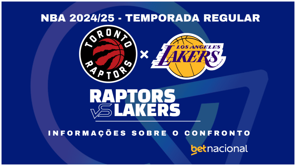 Raptors x Lakers - NBA 2024/25