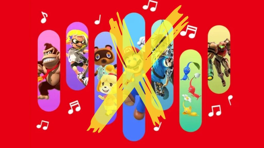 Nintendo Music não credita compositores