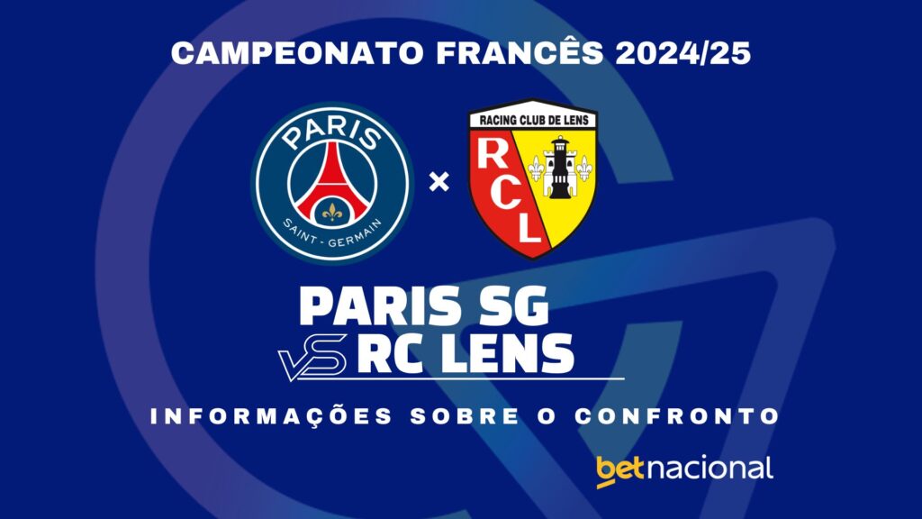 PSG x RC Lens: onde assistir, horário, escalações e estatísticas