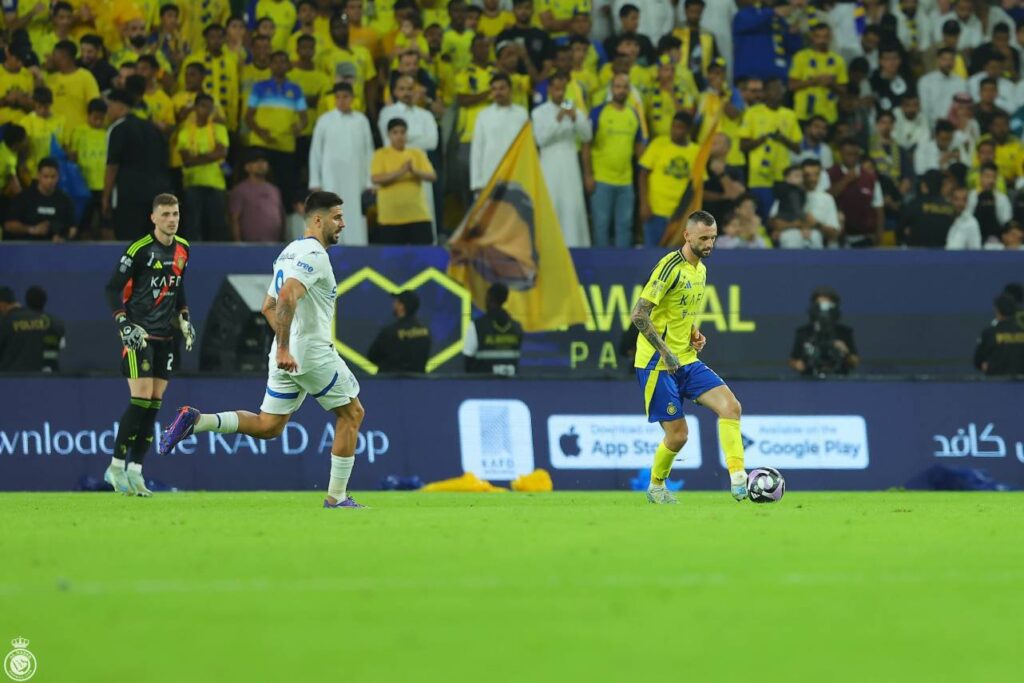 O Al-Nassr segue sem conseguir vencer o Al-Hilal. Foto: Reprodução/X