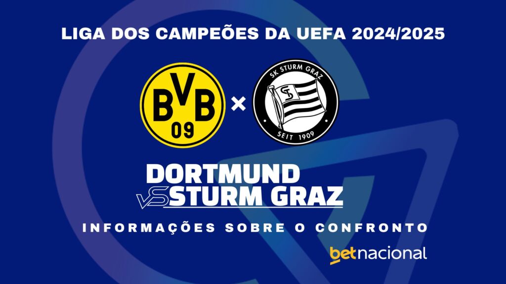 Dortmund x Sturm Graz: onde assistir, horário, escalações e estatísticas