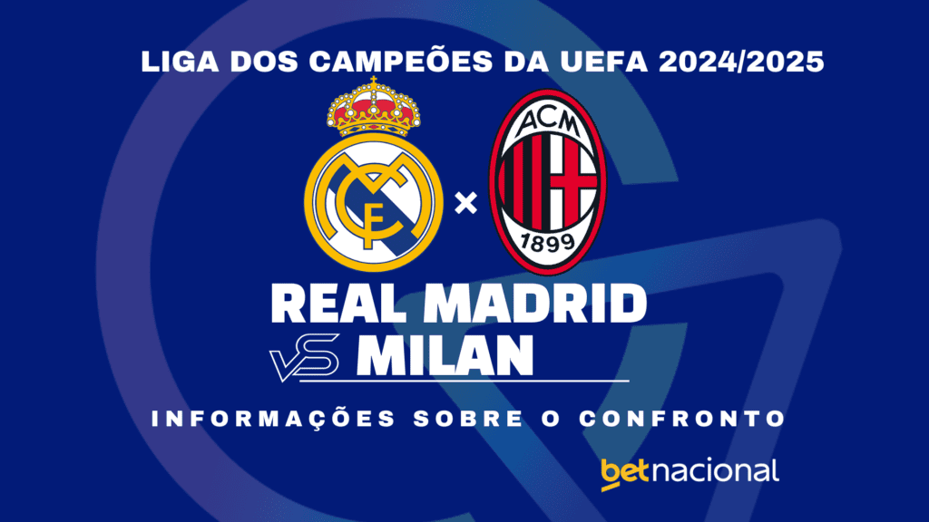 Real Madrid x Milan Liga dos Campeões 2024 2025