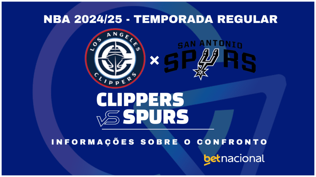 Clippers x Spurs - NBA 2024/25