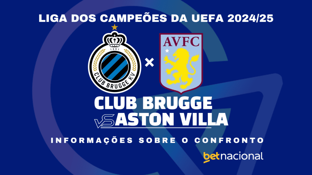 Club Brugge x Aston Villa - Champions 2024/25