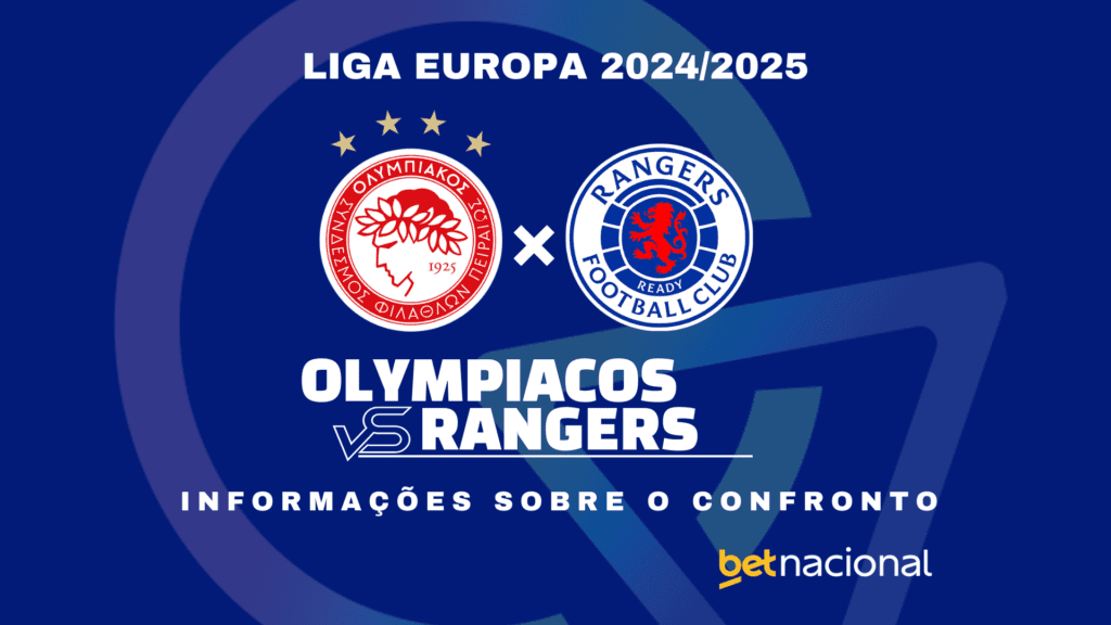 Olympiacos x Rangers: onde assistir, horário, escalações e estatísticas