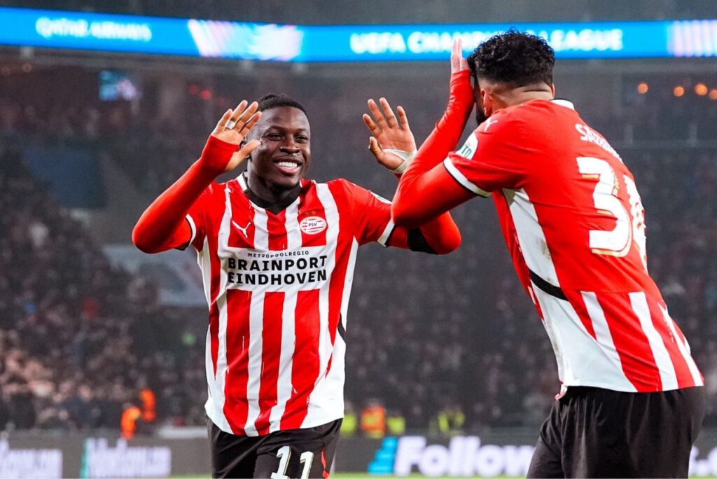 PSV goleia Girona na Liga dos Campeões