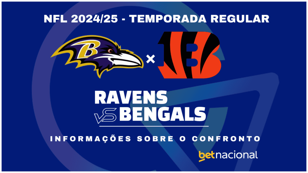 Baltimore Ravens x Cincinnari Bengals - NFL 2024/25