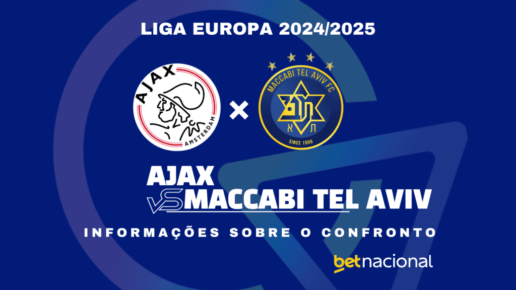 Ajax x Maccabi Tel Aviv: onde assistir ao vivo, horário, escalações e estatísticas