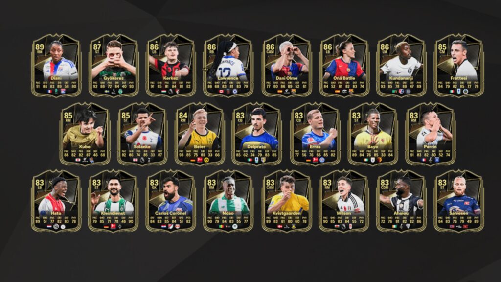 TOTW 8 no Ultimate Team do FC 25