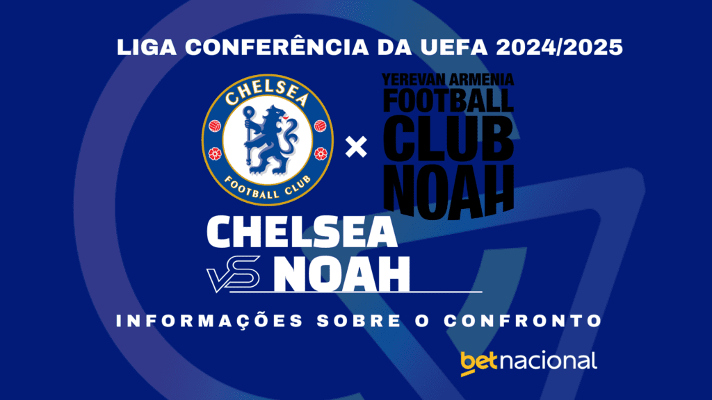 Chelsea x Noah Liga Conferência 2024 2025