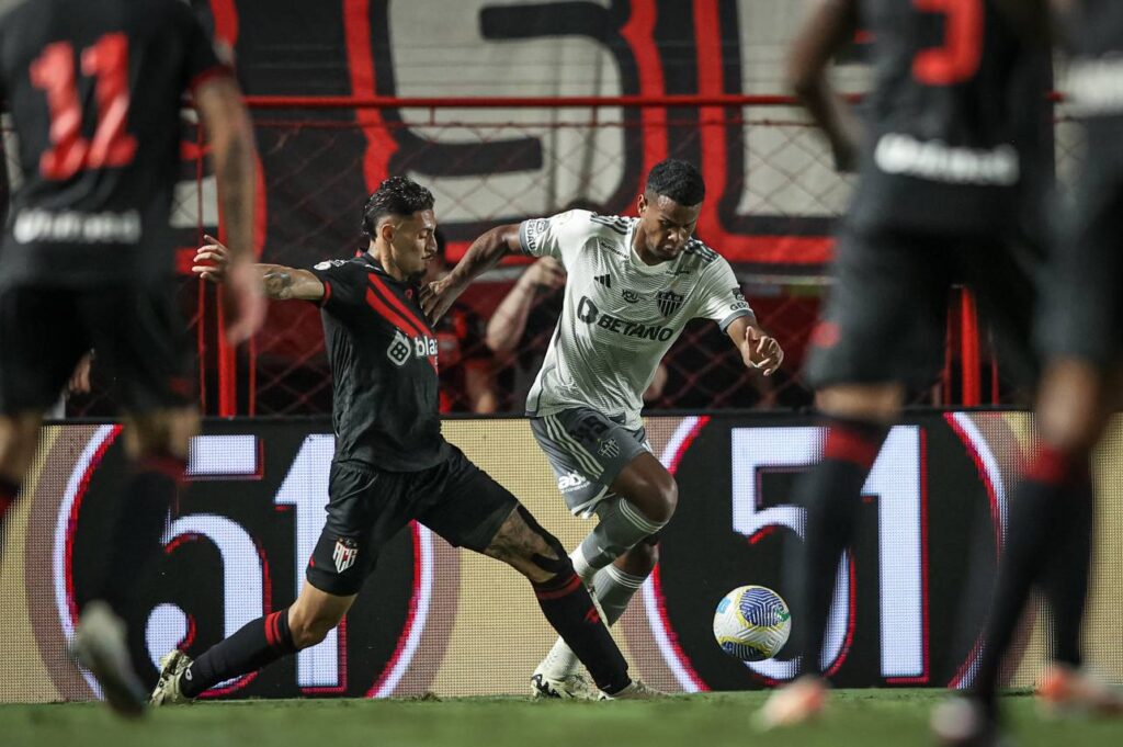 Atlético-GO venceu o Galo com gol na reta final. Foto: Pedro Souza/Atlético-MG