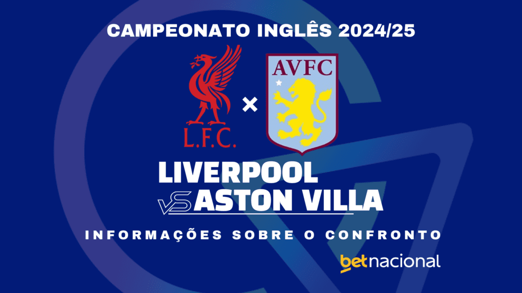 Liverpool x Aston Villa: onde assistir ao vivo, horário, escalações e estatísticas