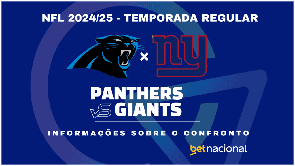 Carolina Panthers x New York Giants: onde assistir ao vivo, horário e estatísticas