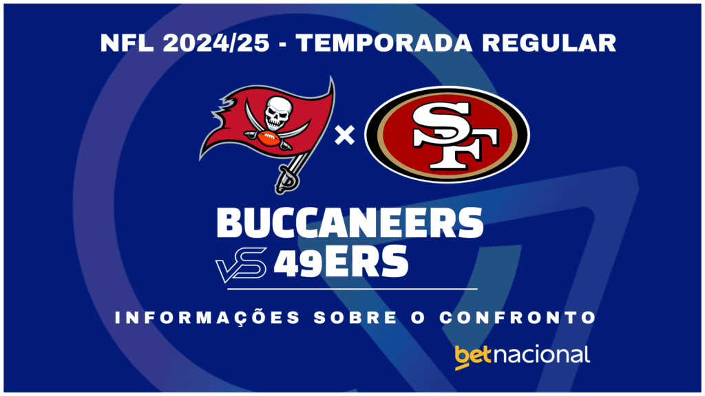 Tampa Bay Buccaneers x San Francisco 49ers: onde assistir ao vivo, horário e estatísticas