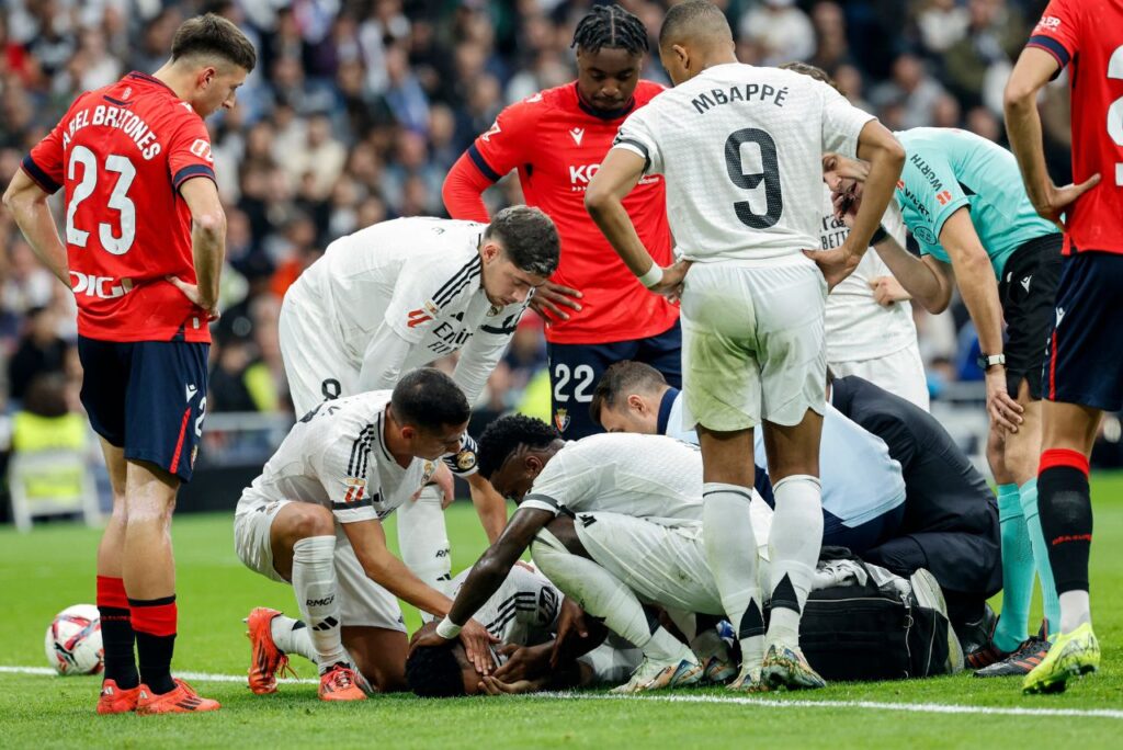 Momento da lesão de Militão