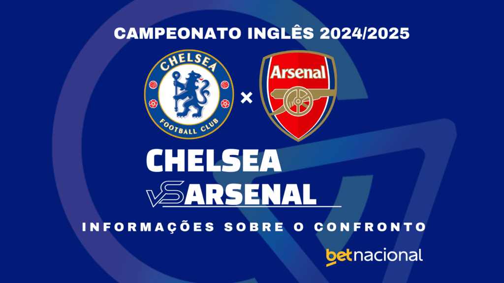 Chelsea x Arsenal Campeonato Inglês 2024-2025