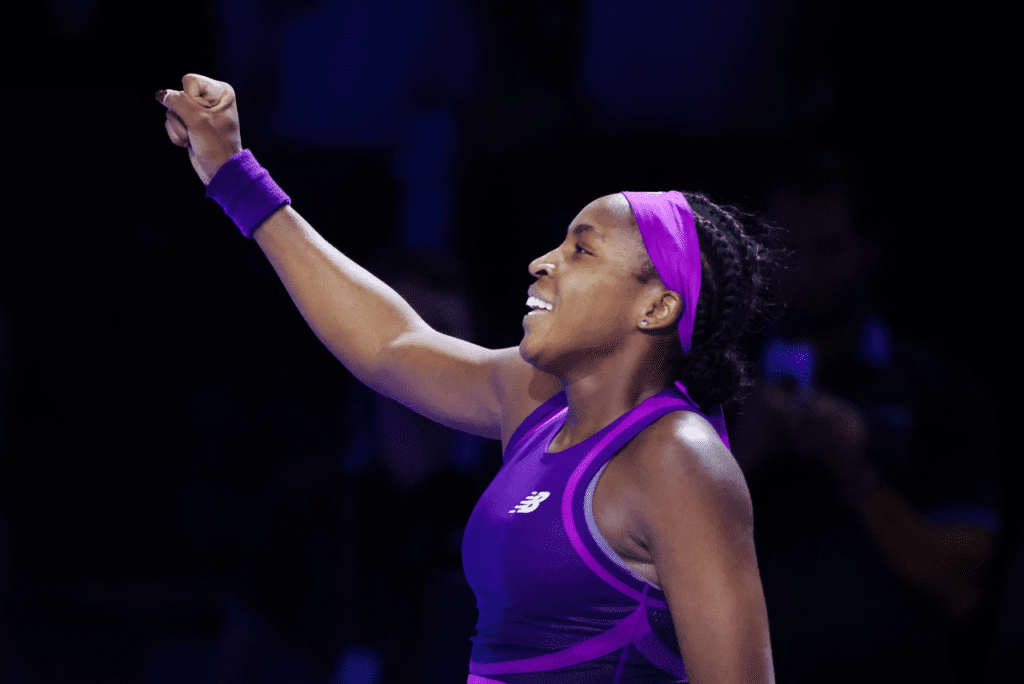 Coco Gauff vence Zheng e é campeã do WTA Finals