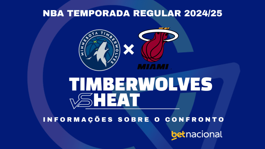 Timberwolves x Heat: onde assistir ao vivo, horário, escalações e estatísticas