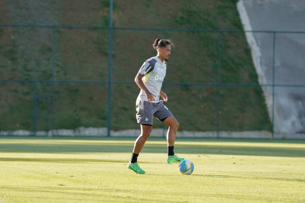 Maurício Lemos é um dos jogadores que devem ser dispensados. Fotos: Daniela Veiga / Atlético-MG