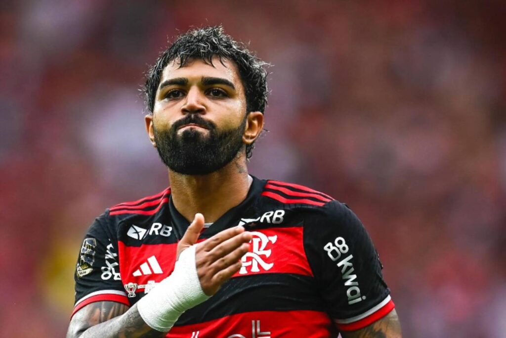 Gabigol não permanece no Flamengo para a próxima temporada. Foto: Marcelo Cortes / CRF