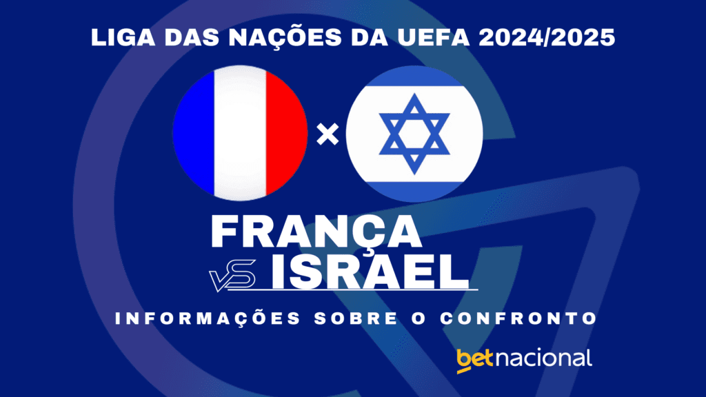 França x Israel Liga das Nações 2024 2025