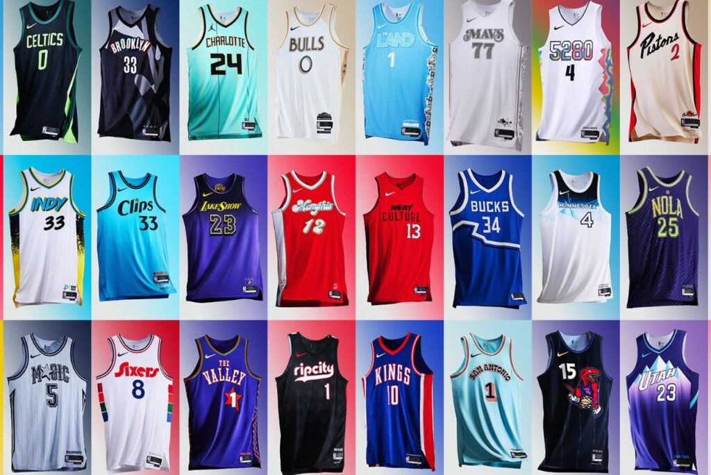 NBA divulga novos uniformes City Edition para a temporada 2024-25