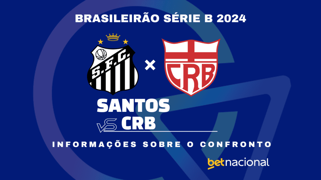 Santos x CRB Série B 2024