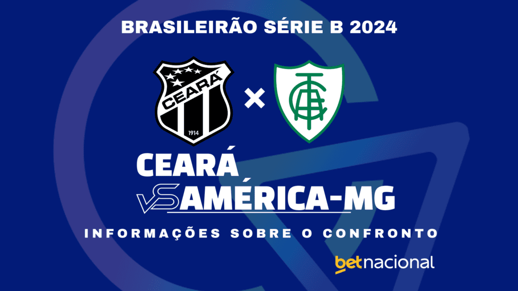 Ceará x América-MG: onde assistir ao vivo, horário, escalações e estatísticas