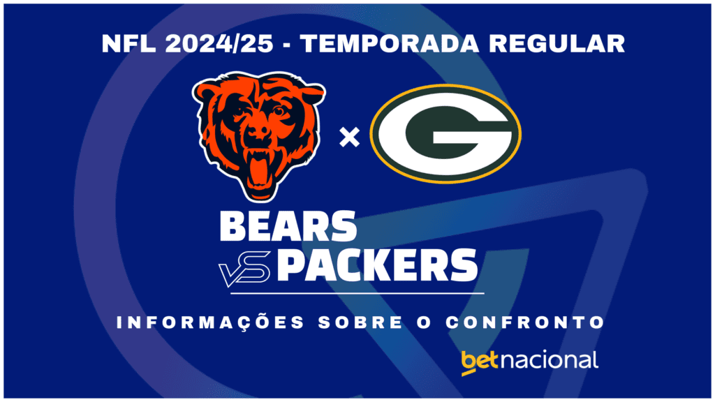 Chicago Bears x Green Bay Packers: onde assistir ao vivo, horário e palpites