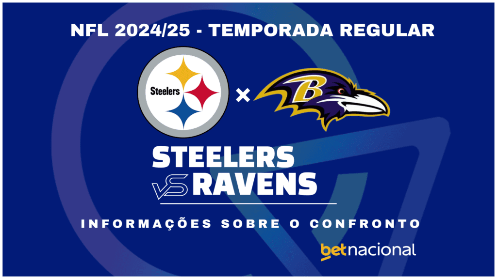 Pittsburgh Steelers x Baltimore Ravens: onde assistir ao vivo, horário e palpites