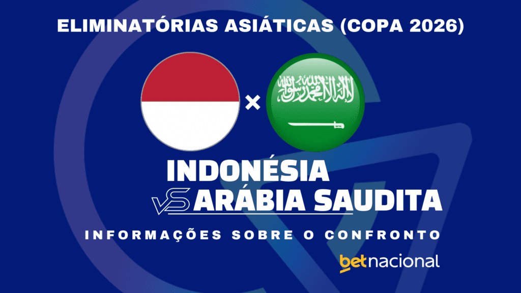 Indonésia x Arábia Saudita - Elim. Copa 2026