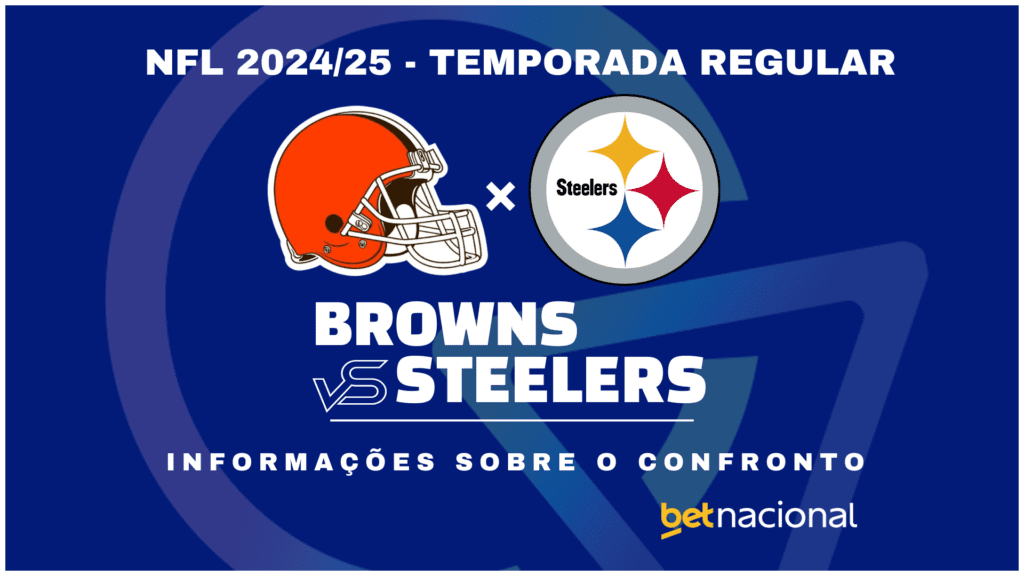 Cleveland Browns x Pittsburgh Steelers: onde assistir ao vivo, horário e palpites