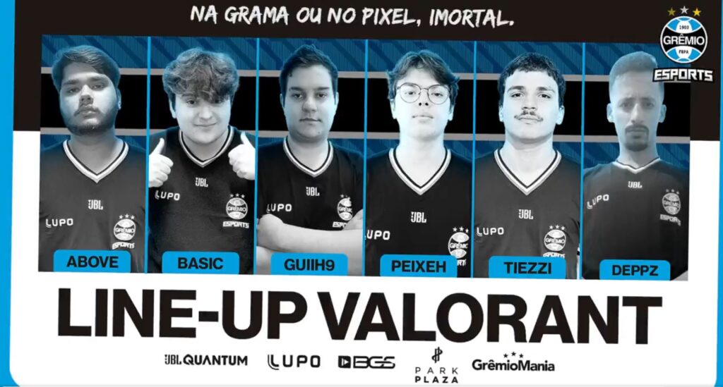 VALORANT: Grêmio anuncia entrada no FPS