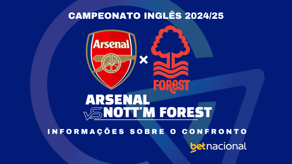 Arsenal x Nott'm Forest: onde assistir ao vivo, horário, escalações e palpites