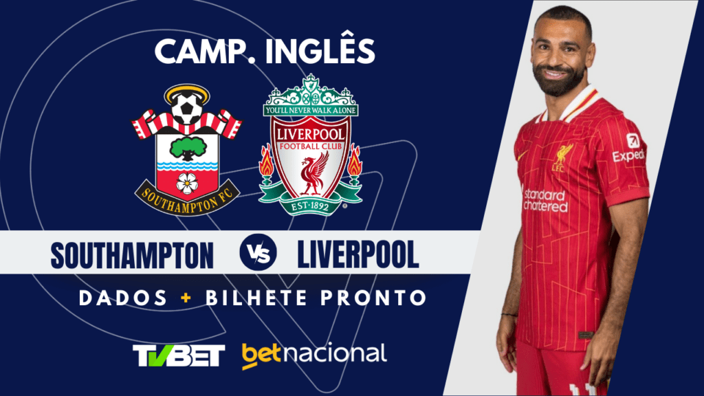 Southampton x Liverpool: tempo real, onde assistir, horário, escalações e palpites