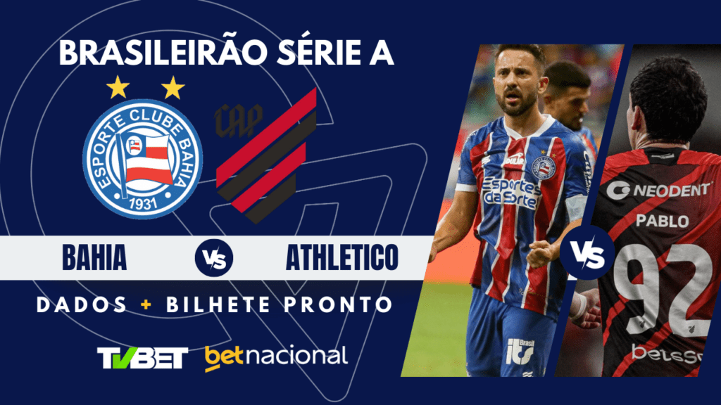 Bahia x Athletico: tempo real, onde assistir, horário, escalações e palpites