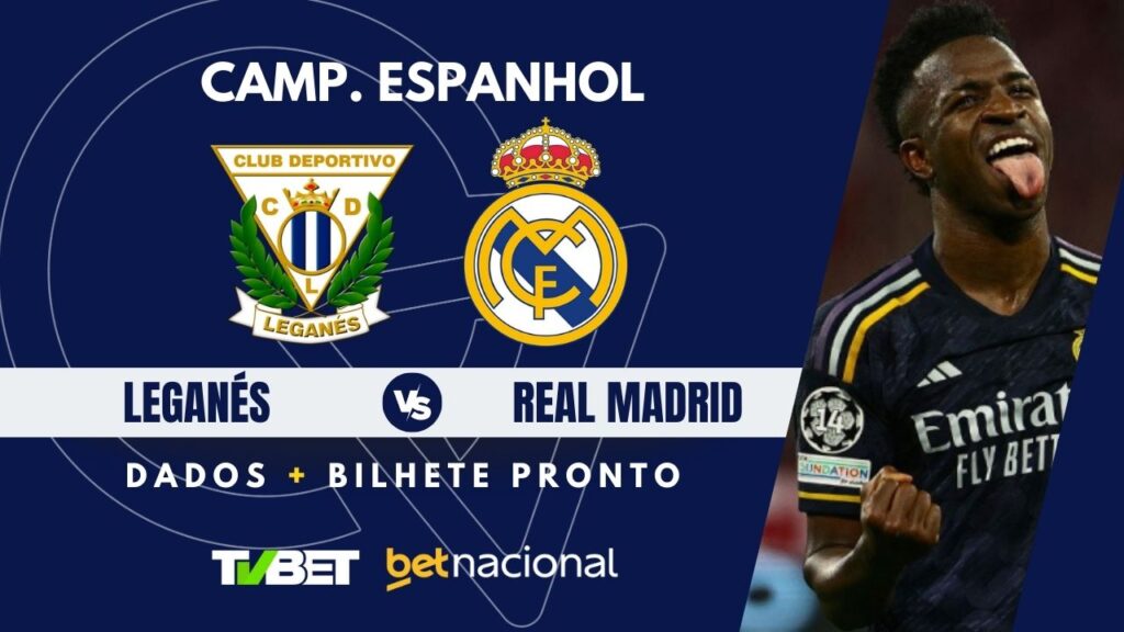 Leganés x Real Madrid: tempo real, onde assistir, horário, escalações e palpites