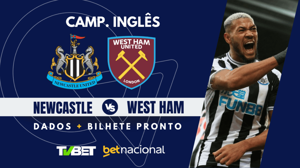 Newcastle x West Ham: tempo real, onde assistir, horário, escalações e palpites