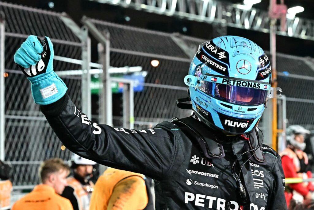 F1: George Russell faz a pole position do GP de Las Vegas