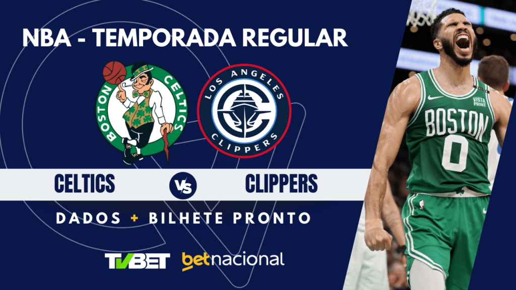 Celtics x Clippers: tempo real, onde assistir, horário, escalações e palpites