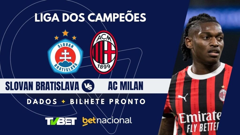 Slovan B. x Milan: tempo real, onde assistir, horário, escalações e palpites