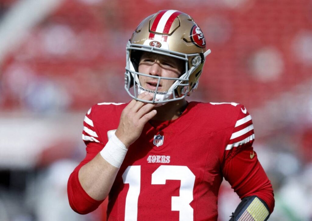 Brock Purdy vai desfalcar o 49ers na partida contra os Packers