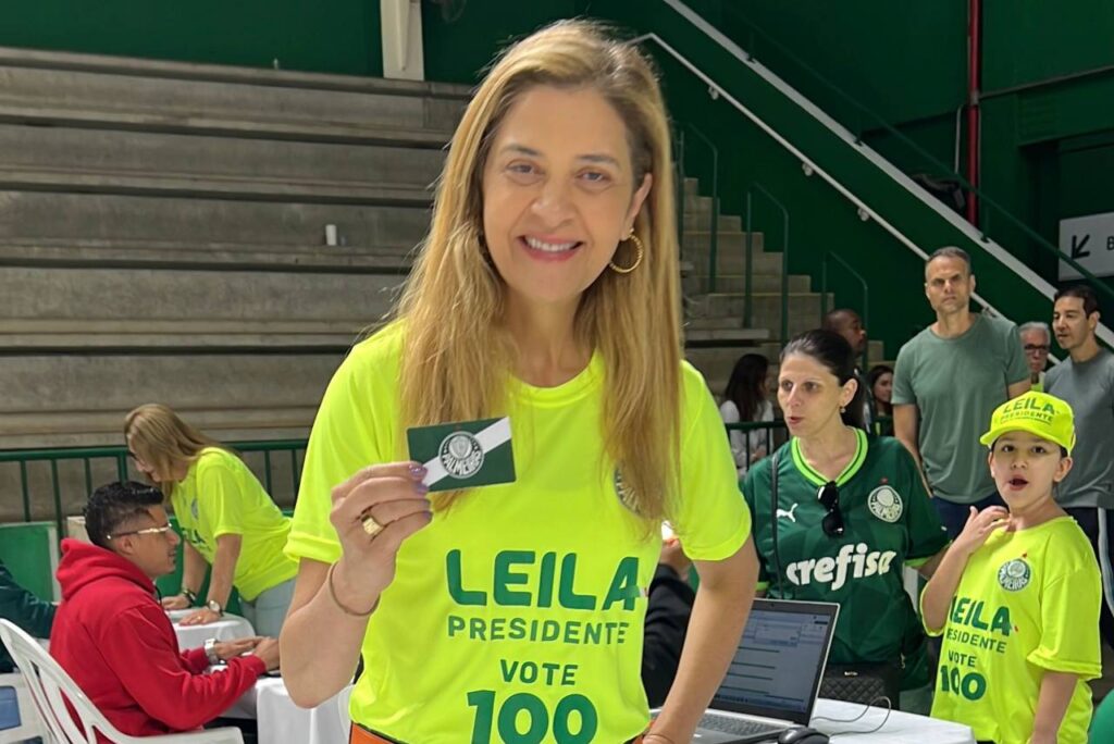 Leila Pereira é reeleita presidente do Palmeiras e vai comandar o clube até 2027