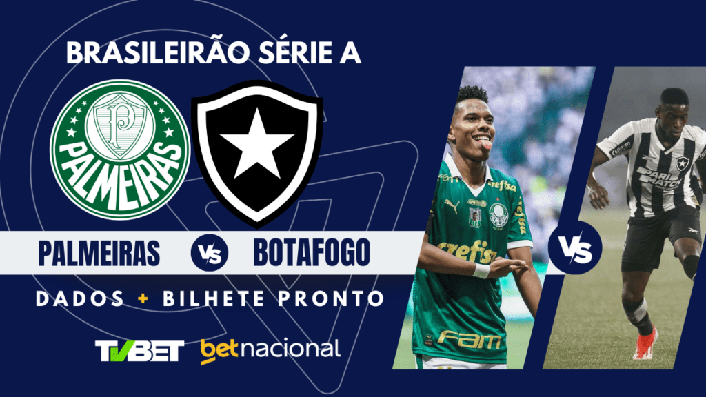 Palmeiras x Botafogo Série A 2024