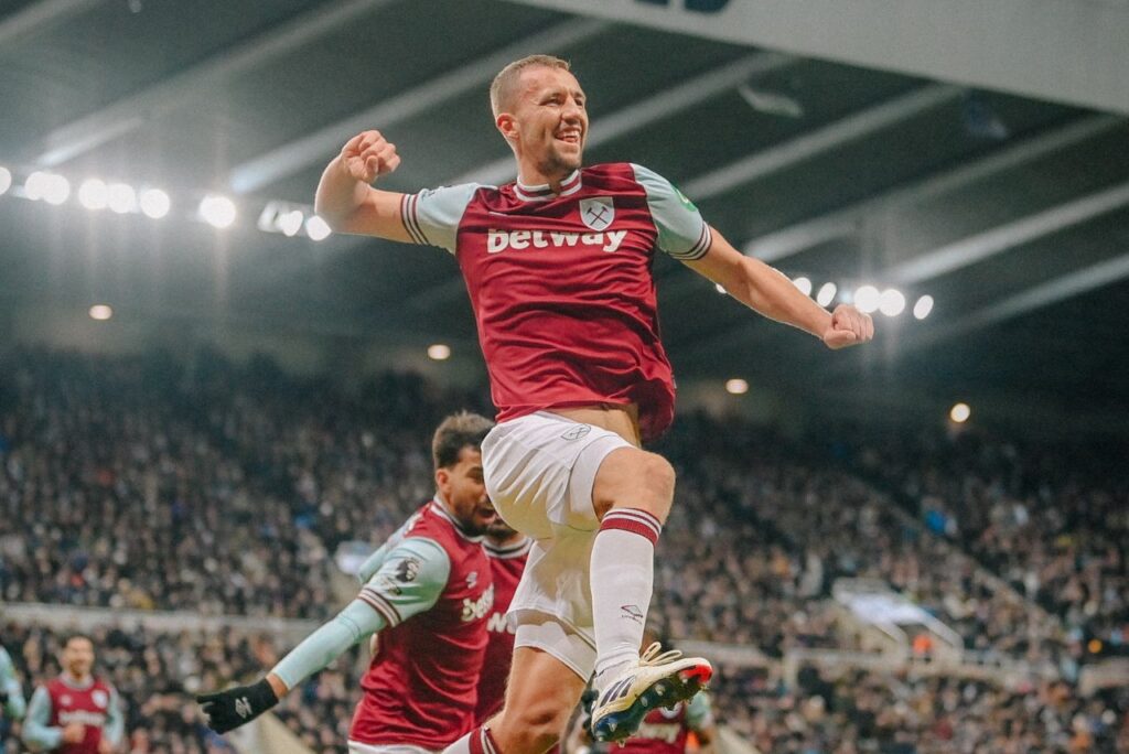 West Ham venceu o Newcastle pela Premier League (Foto: Reprodução)