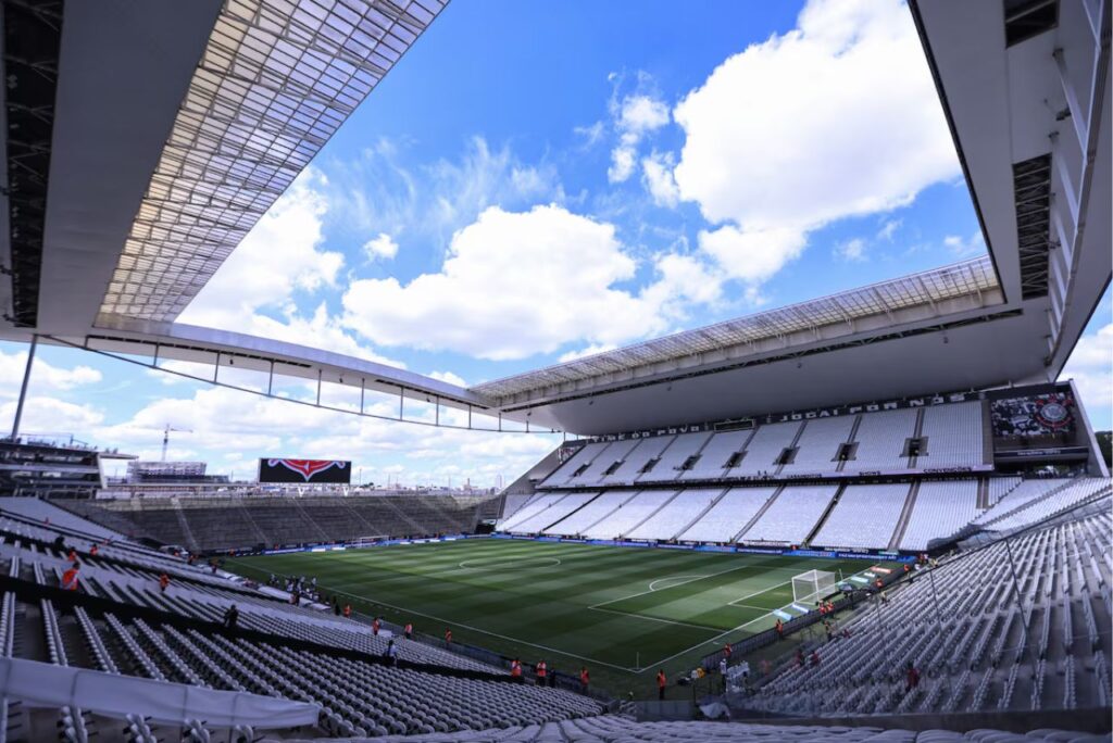 Neo Química Arena tem dívida de R$ 710 milhões a ser quitada pelo Corinthians (Foto: Rebeca Reis/Ag. Paulistão)