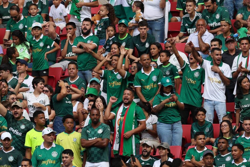 O Datafolha atualiza anualmente o ranking de torcidas do Brasil. Foto: Cesar Greco/Palmeiras