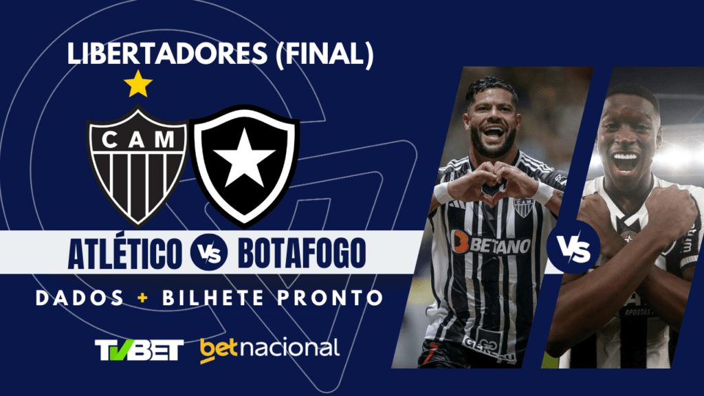 Atlético-MG x Botafogo: tempo real, onde assistir, horário, escalações e palpites