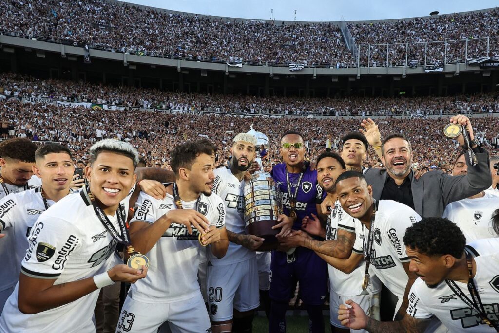 Botafogo comemora título da Libertadores